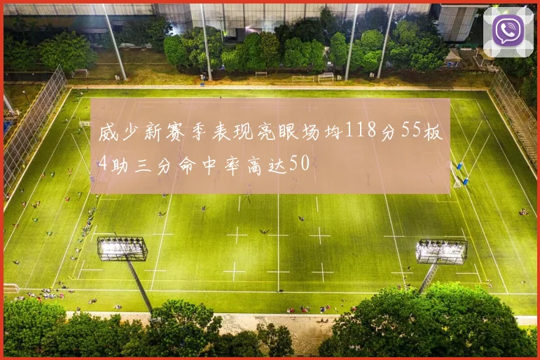 威少新赛季表现亮眼场均118分55板4助三分命中率高达50
