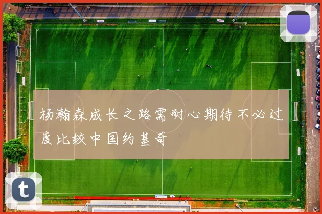 杨瀚森成长之路需耐心期待不必过度比较中国约基奇